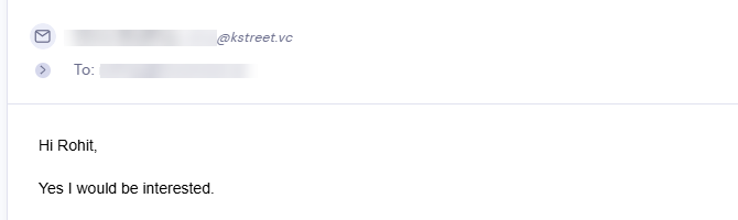 Reply from K Street Capital