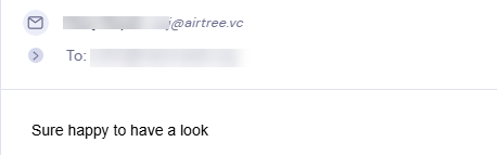 Reply from Airtree Ventures
