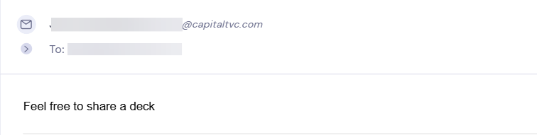 Reply from Capital T